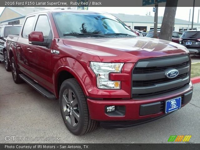2016 Ford F150 Lariat SuperCrew in Ruby Red
