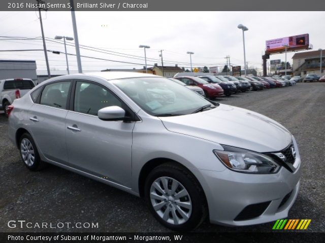 2016 Nissan Sentra S in Brilliant Silver