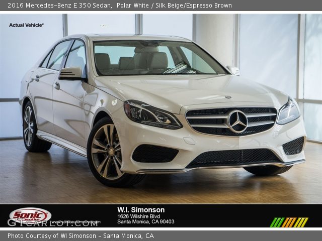2016 Mercedes-Benz E 350 Sedan in Polar White