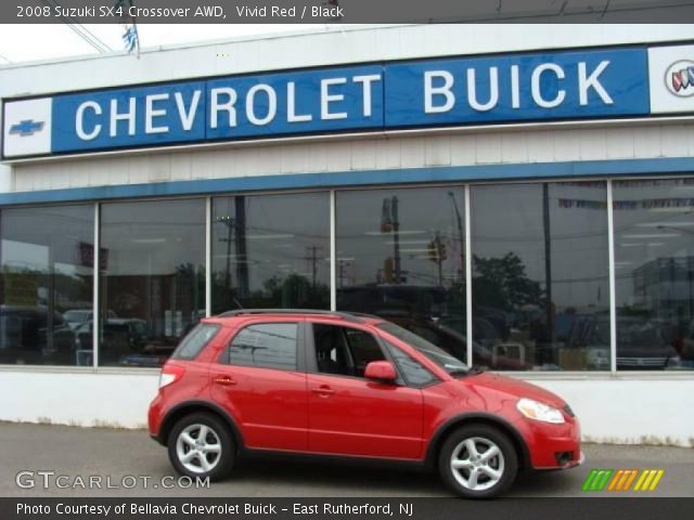 2008 Suzuki SX4 Crossover AWD in Vivid Red