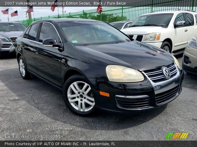 2007 Volkswagen Jetta Wolfsburg Edition Sedan in Black