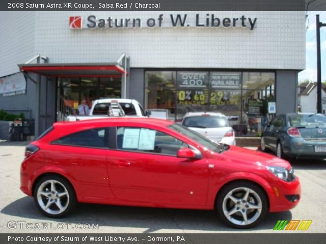 2008 Saturn Astra XR Coupe in Salsa Red