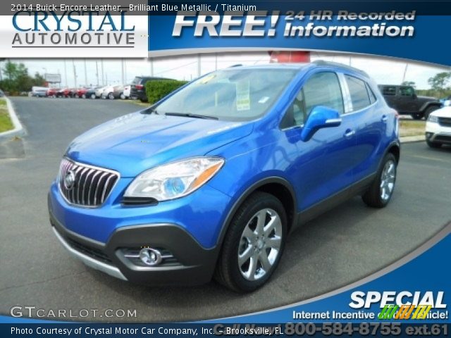 2014 Buick Encore Leather in Brilliant Blue Metallic