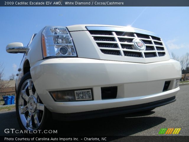2009 Cadillac Escalade ESV AWD in White Diamond