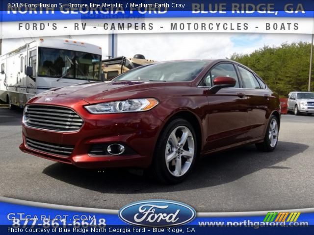 2016 Ford Fusion S in Bronze Fire Metallic