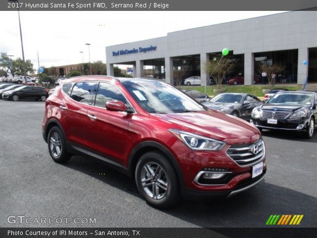2017 Hyundai Santa Fe Sport FWD in Serrano Red