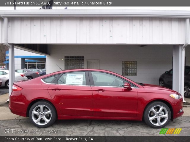 2016 Ford Fusion SE AWD in Ruby Red Metallic