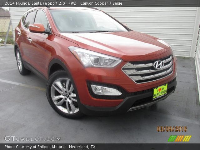 2014 Hyundai Santa Fe Sport 2.0T FWD in Canyon Copper