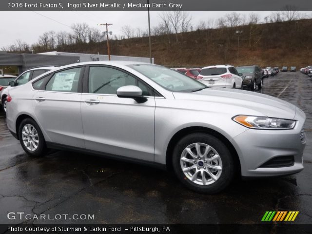 2016 Ford Fusion S in Ingot Silver Metallic