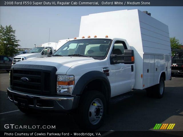 2008 Ford F550 Super Duty XL Regular Cab Commercial in Oxford White