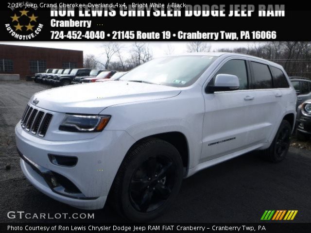 2016 Jeep Grand Cherokee Overland 4x4 in Bright White