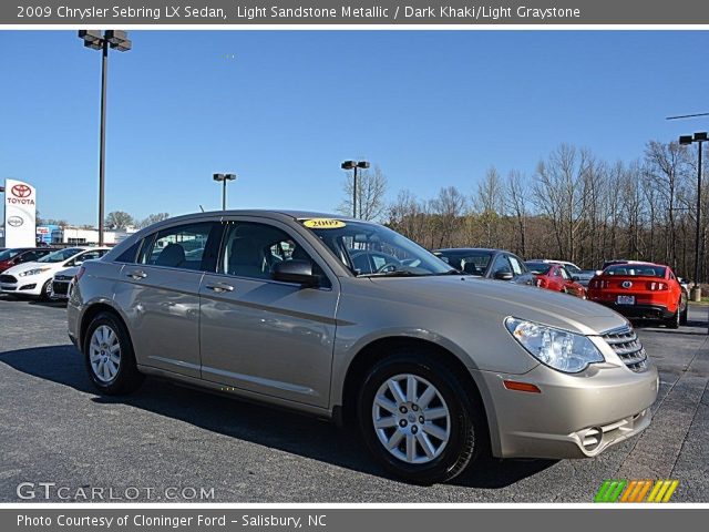2009 Chrysler Sebring LX Sedan in Light Sandstone Metallic