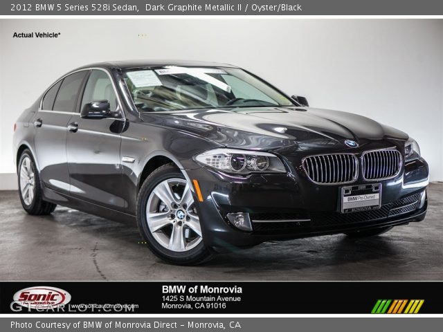 2012 BMW 5 Series 528i Sedan in Dark Graphite Metallic II