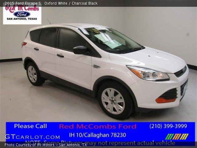2015 Ford Escape S in Oxford White