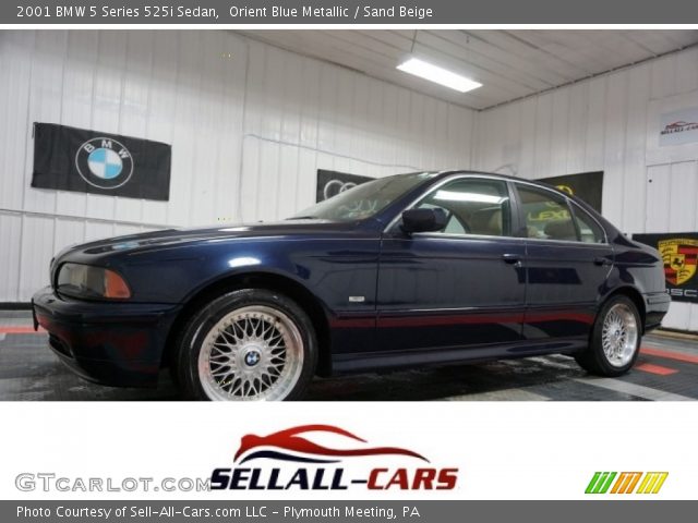 2001 BMW 5 Series 525i Sedan in Orient Blue Metallic