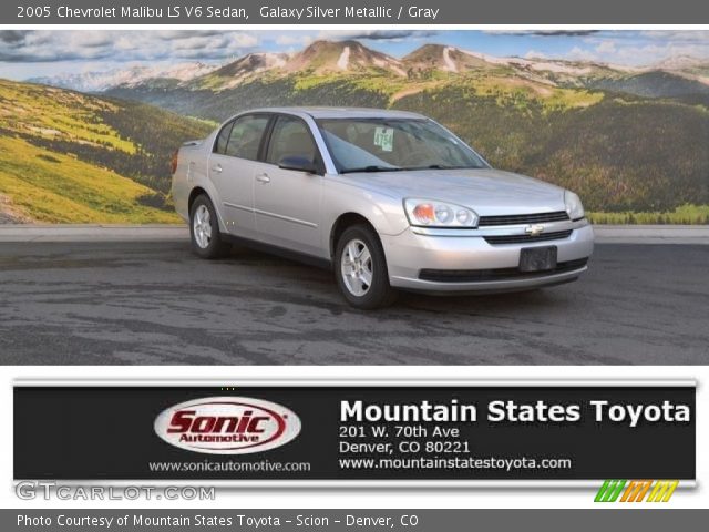 2005 Chevrolet Malibu LS V6 Sedan in Galaxy Silver Metallic