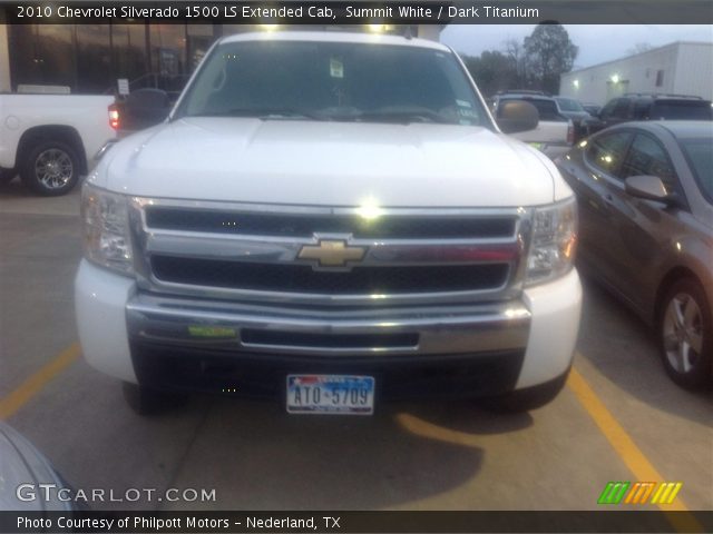 2010 Chevrolet Silverado 1500 LS Extended Cab in Summit White