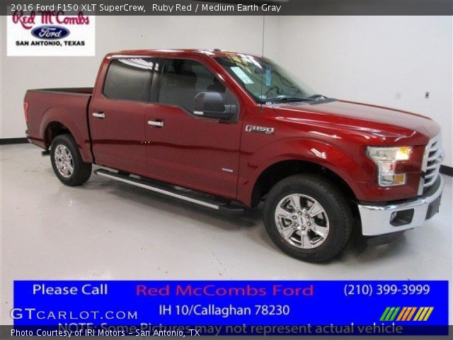 2016 Ford F150 XLT SuperCrew in Ruby Red