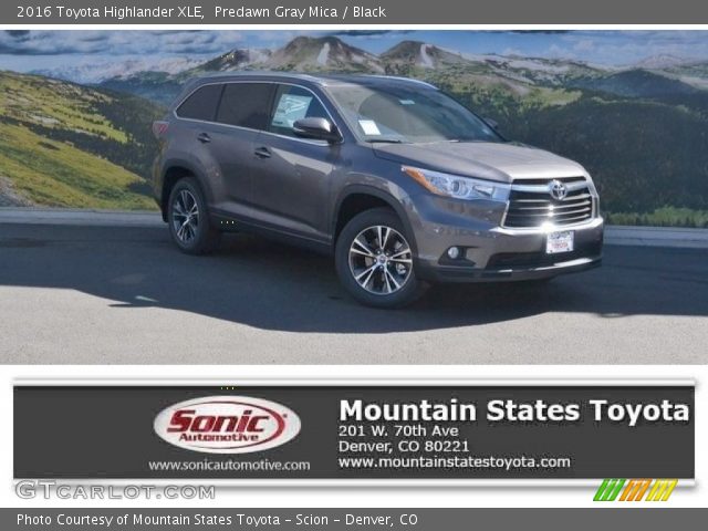 2016 Toyota Highlander XLE in Predawn Gray Mica