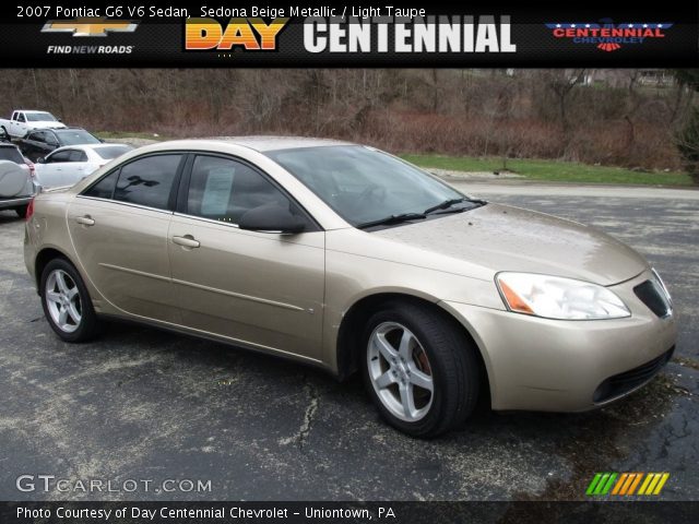 2007 Pontiac G6 V6 Sedan in Sedona Beige Metallic