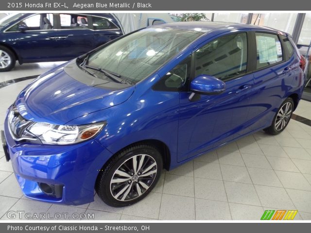 2015 Honda Fit EX-L in Aegean Blue Metallic