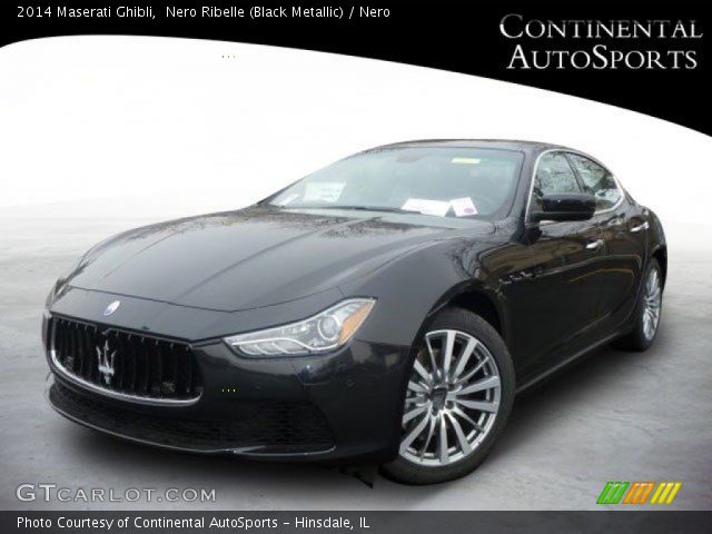 2014 Maserati Ghibli  in Nero Ribelle (Black Metallic)