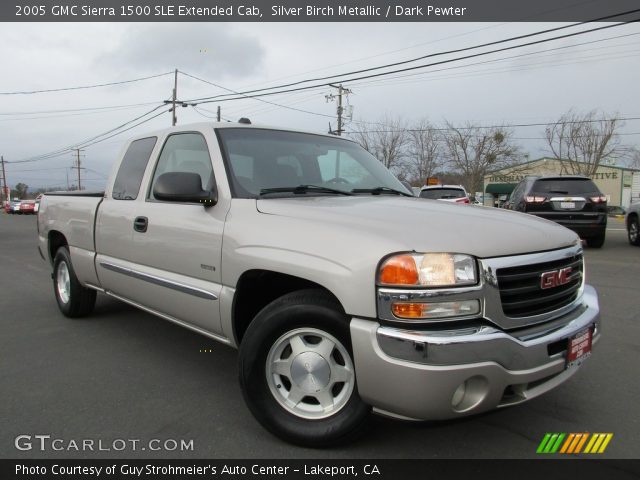 2005 GMC Sierra 1500 SLE Extended Cab in Silver Birch Metallic