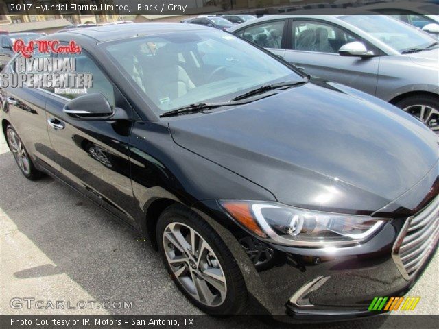 2017 Hyundai Elantra Limited in Black