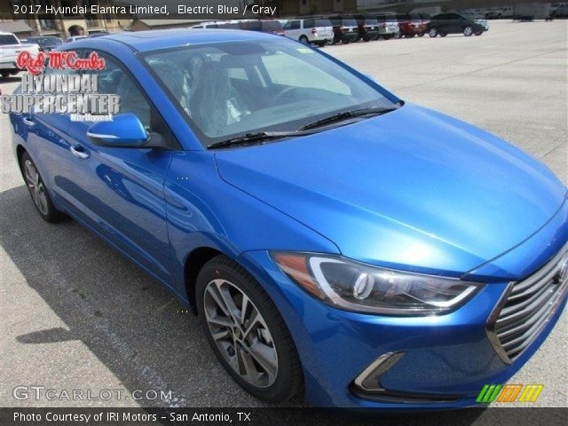 2017 Hyundai Elantra Limited in Electric Blue