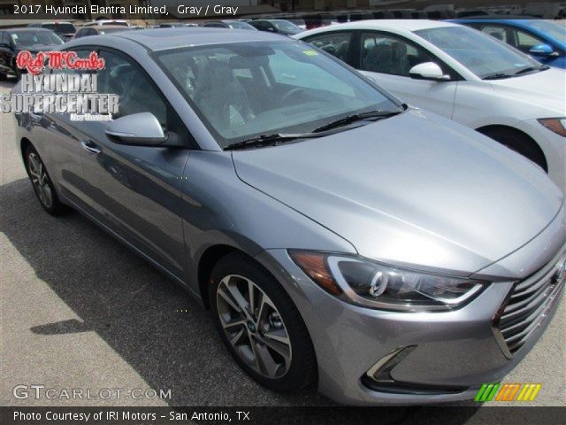 2017 Hyundai Elantra Limited in Gray