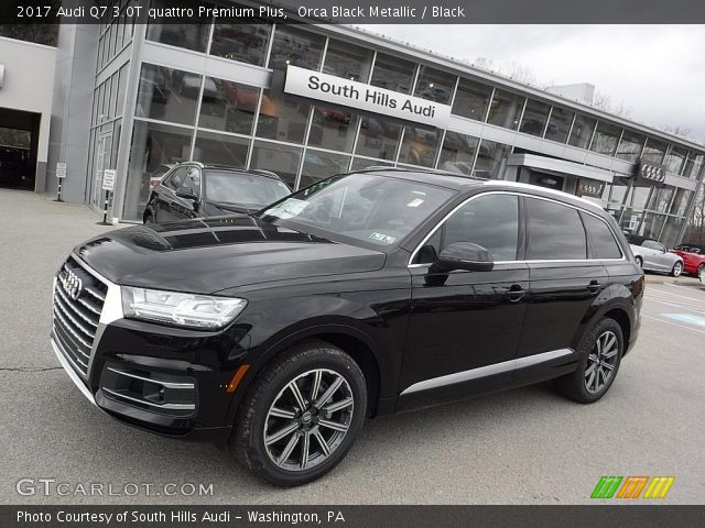 2017 Audi Q7 3.0T quattro Premium Plus in Orca Black Metallic