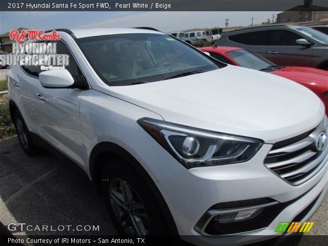 2017 Hyundai Santa Fe Sport FWD in Pearl White