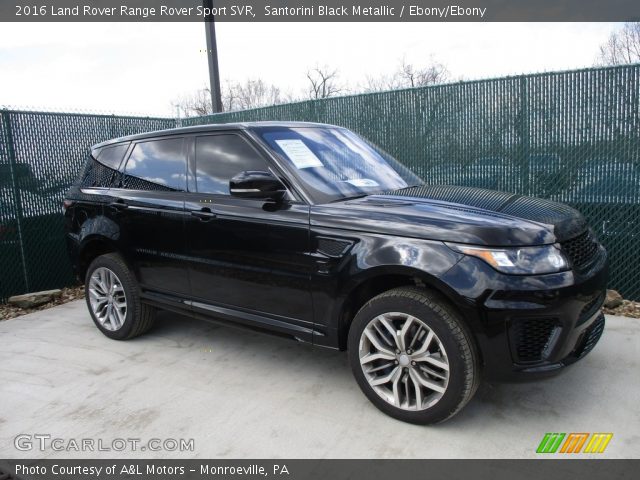 2016 Land Rover Range Rover Sport SVR in Santorini Black Metallic