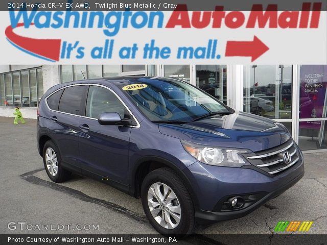 2014 Honda CR-V EX AWD in Twilight Blue Metallic