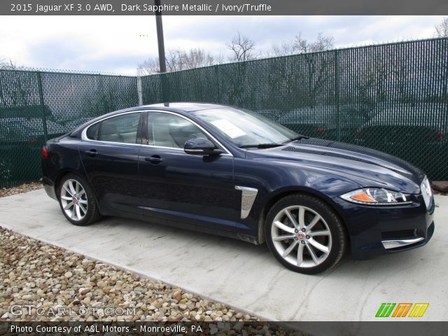 2015 Jaguar XF 3.0 AWD in Dark Sapphire Metallic
