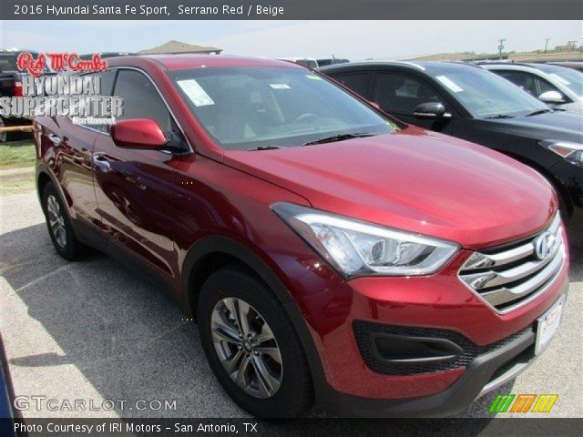 2016 Hyundai Santa Fe Sport  in Serrano Red