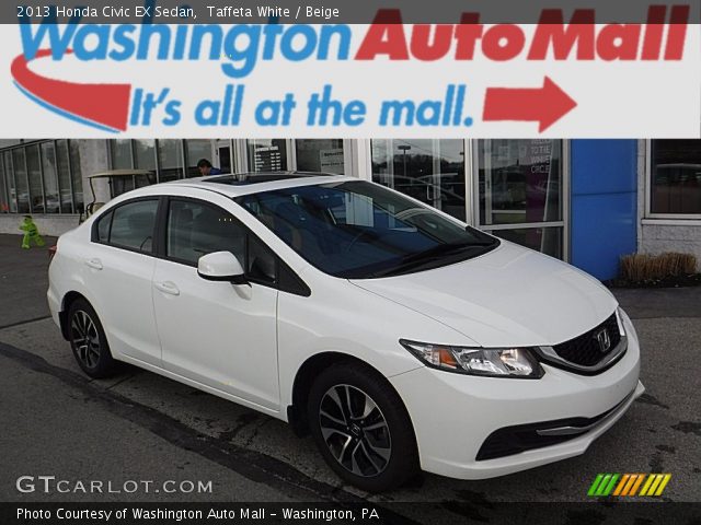 2013 Honda Civic EX Sedan in Taffeta White