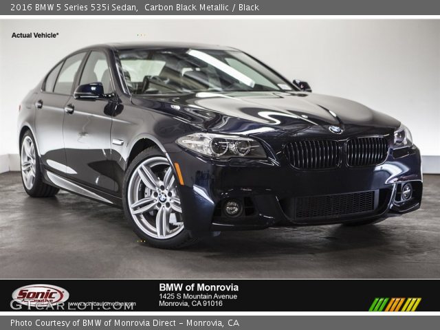 2016 BMW 5 Series 535i Sedan in Carbon Black Metallic