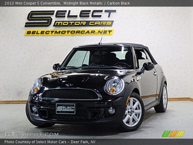 2013 Mini Cooper S Convertible in Midnight Black Metallic