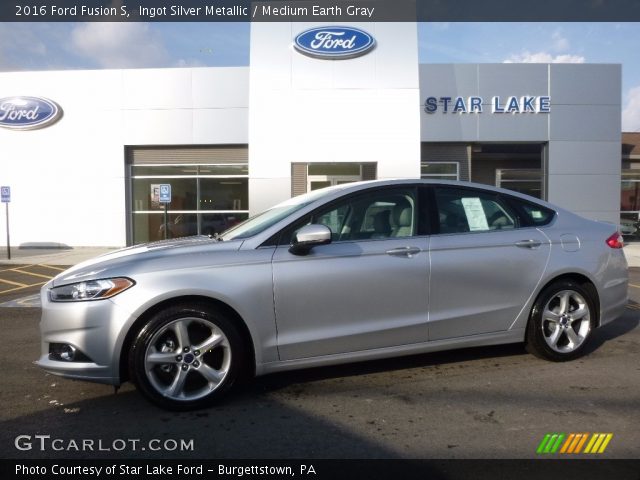 2016 Ford Fusion S in Ingot Silver Metallic