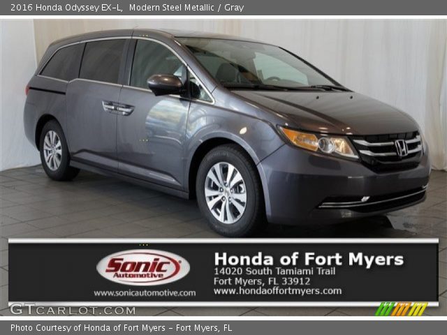 2016 Honda Odyssey EX-L in Modern Steel Metallic