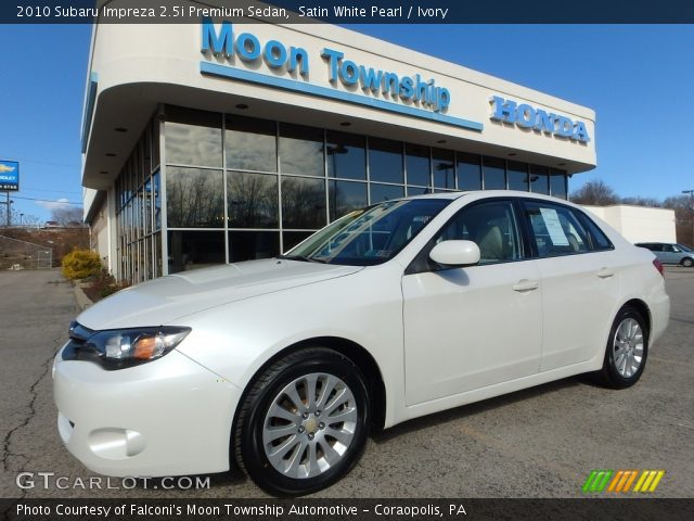 2010 Subaru Impreza 2.5i Premium Sedan in Satin White Pearl