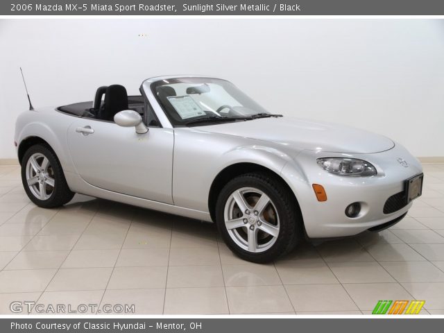 2006 Mazda MX-5 Miata Sport Roadster in Sunlight Silver Metallic