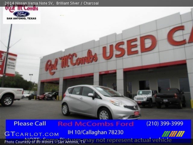 2014 Nissan Versa Note SV in Brilliant Silver