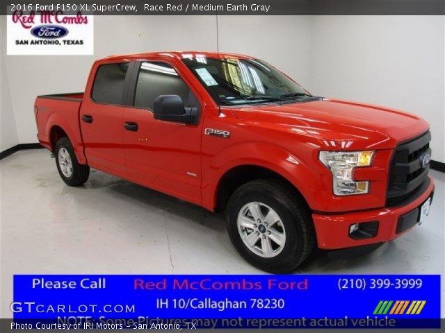 2016 Ford F150 XL SuperCrew in Race Red