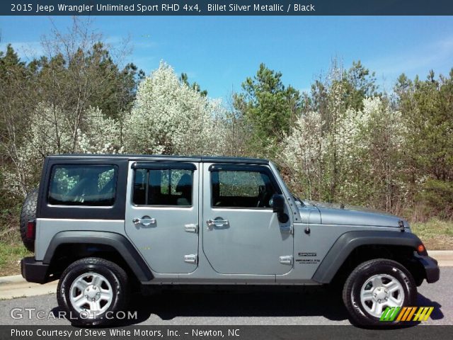2015 Jeep Wrangler Unlimited Sport RHD 4x4 in Billet Silver Metallic