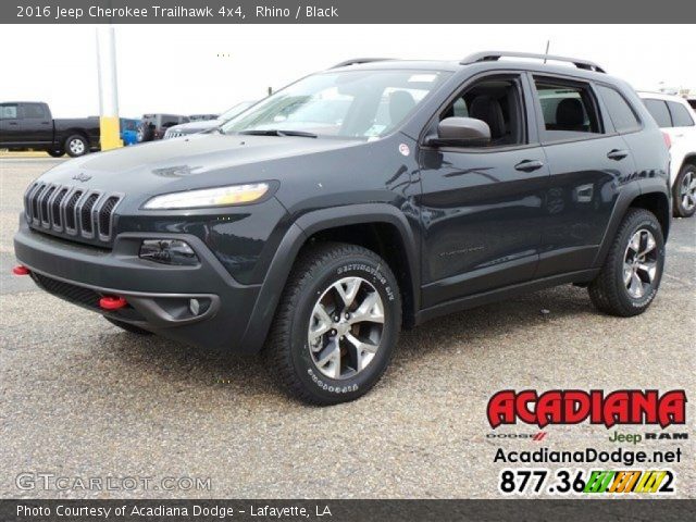 2016 Jeep Cherokee Trailhawk 4x4 in Rhino