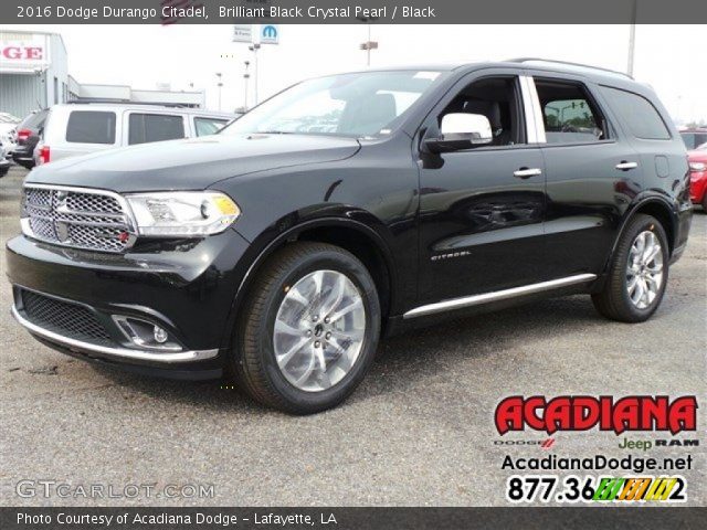 2016 Dodge Durango Citadel in Brilliant Black Crystal Pearl