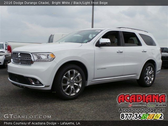 2016 Dodge Durango Citadel in Bright White