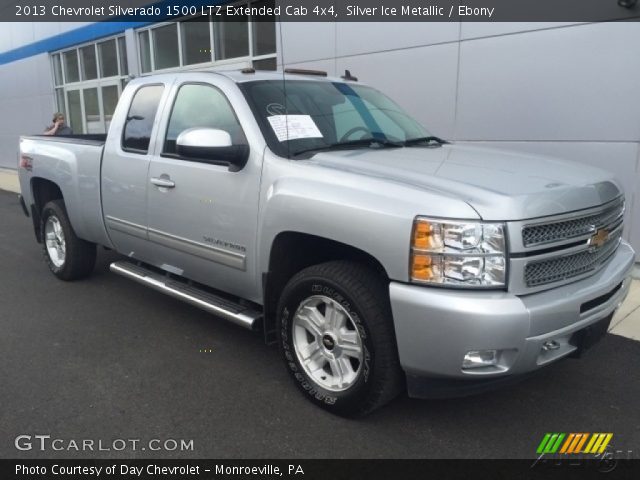 2013 Chevrolet Silverado 1500 LTZ Extended Cab 4x4 in Silver Ice Metallic